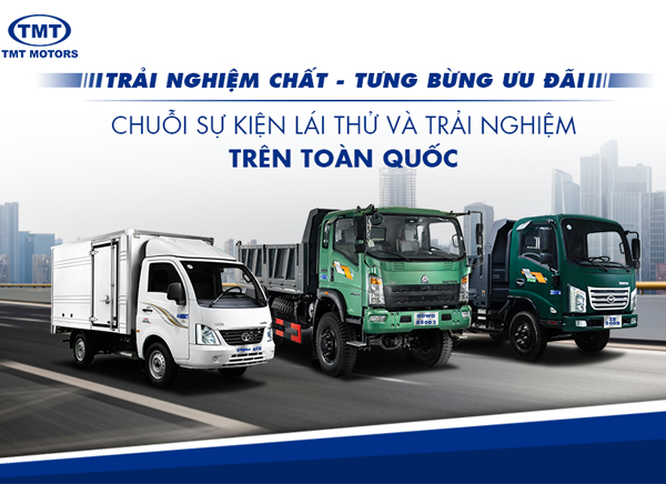 Sự kiện lái thử xe tải siêu lớn của TMT Motors cho khách Việt: Trải nghiệm nhiều mẫu xe trên khắp 3 miền đất nước